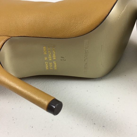 Martinez Valero Tan Leather Ankle Boots 7.5 - Picture 7 of 8